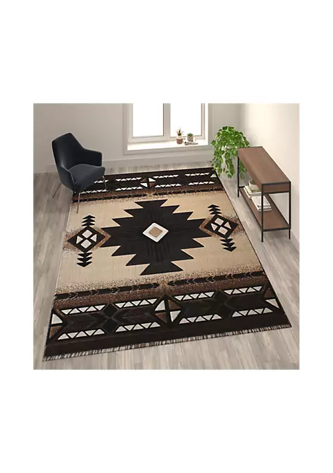 Budget 😀 Mohave Collection Traditional Southwestern Style Area Rug by Belnick ⭐ 2 Budget 😀 Mohave Collection Traditional Southwestern Style Area Rug by Belnick ⭐ - Image 2