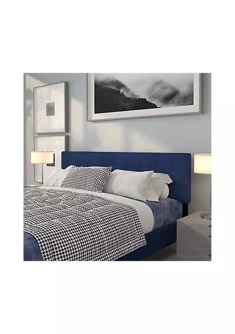 Discount ๐ Bedford Tufted Upholstered King Size Headboard in Navy Fabric by Belnick ๐ 2 Discount ๐ Bedford Tufted Upholstered King Size Headboard in Navy Fabric by Belnick ๐ - Image 2