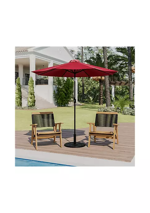 Best deal β¨ Red 9 FT Round Umbrella with Crank and Tilt Function and Standing Umbrella Base by Belnick π€© 1 Best deal β¨ Red 9 FT Round Umbrella with Crank and Tilt Function and Standing Umbrella Base by Belnick π€©
