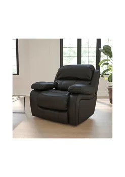 Flash Sale 🤩 Black LeatherSoft Rocker Recliner by Belnick 🎁