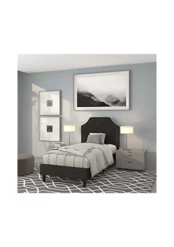 Top 10 β Brighton Twin Size Tufted Upholstered Platform Bed in Black Fabric by Belnick β¨